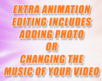 Add Photo or Change Music for Video Invitation, Extra Animation Editing