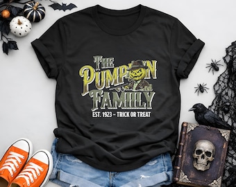 Familia de calabazas de Halloween PNG, truco o trato, calabaza terrorífica por sublimación (descarga digital)