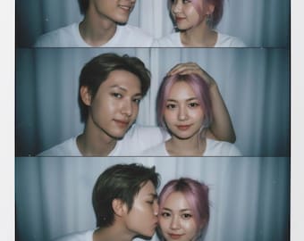 3-in-1 Romantic Couple AI Prompt, Cortis K-Pop, Cortis Bighit, Vintage Polaroid&Film Aesthetic, K-pop Inspired Digital Art Guide,Gemini App