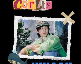 Juhoon PNG File for Sublimation,Retro Kpop Merch Design,Cortis Juhoon Digital Download,Kpop Fan Gift for Cortis Juhoon Fans,Print On Demand