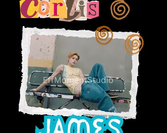 James PNG File for Sublimation,Retro Kpop Merch Design,Cortis James Digital Download,Kpop Fan Gift for Cortis James Fans,Print On Demand
