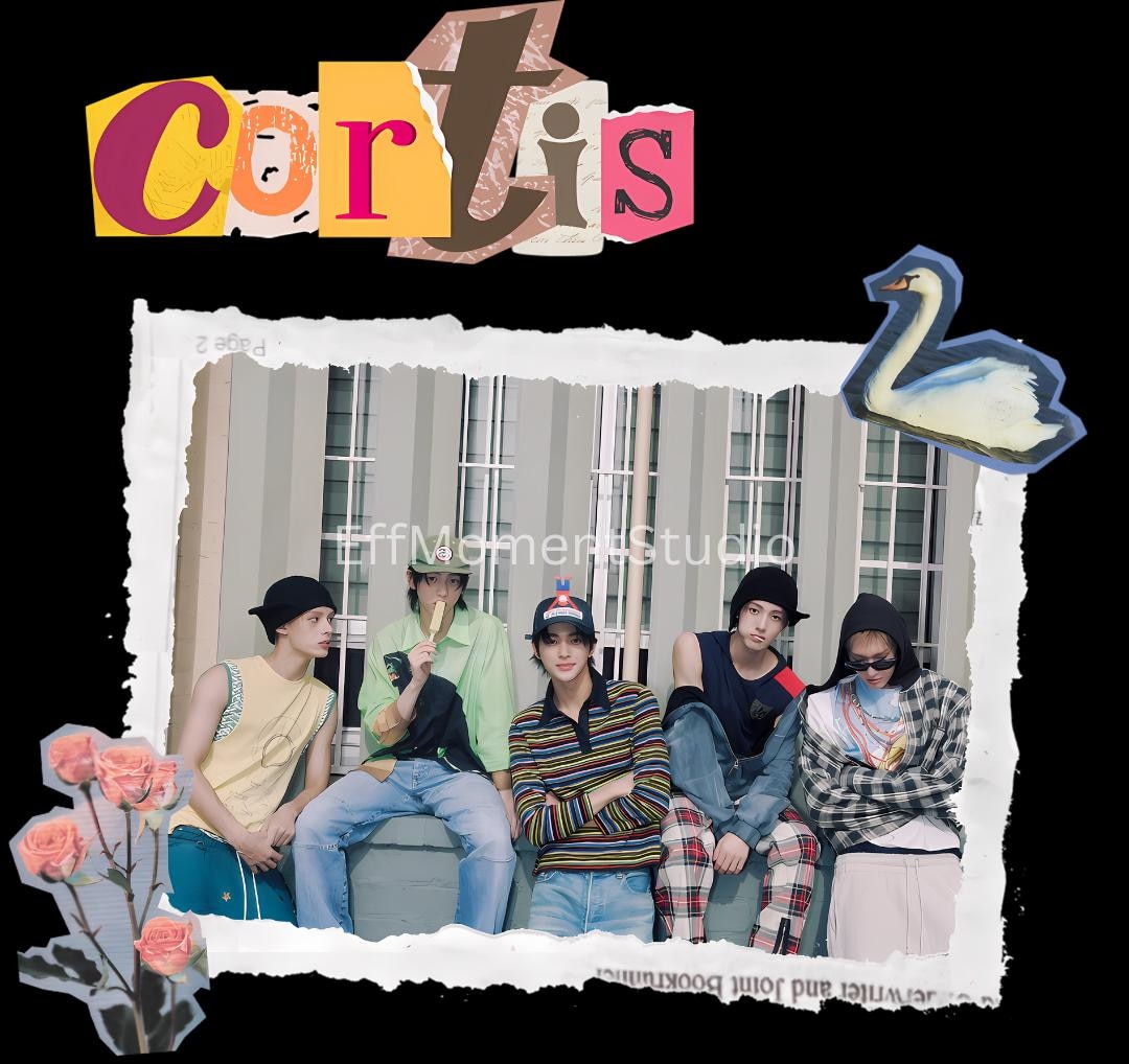 Cortis PNG File for Sublimation, Retro Kpop Merch Design, Cortis