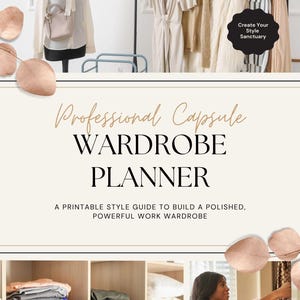 Printable Capsule Wardrobe Planner – Professional Style Guide & Closet Checklist | Style Everlasting Studio Download