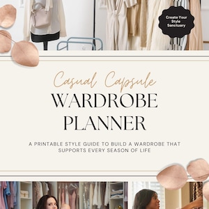 Printable Capsule Wardrobe Planner – Casual Style Guide & Closet Checklist | Style Everlasting Studio Download