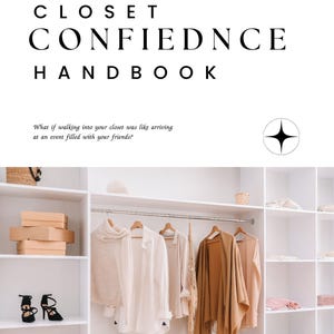 Closet Confidence Handbook  Printable Wardrobe Edit Guide for Women  Style Planner PDF for Closet Cleanout and Declutter