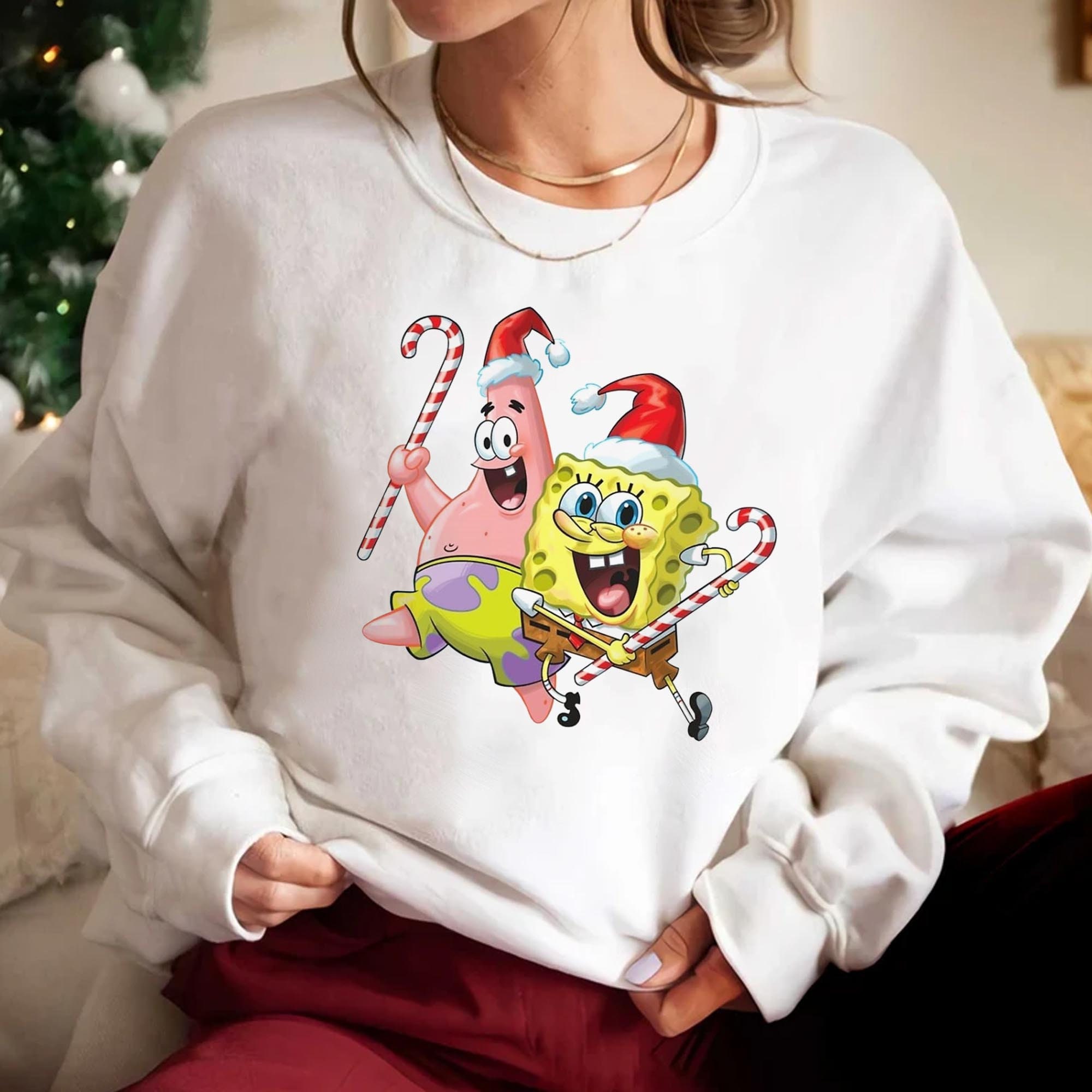 spongebob knit sweater