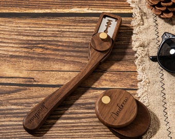 Custom Bread Lame, Artisan Dough Scoring Tool with Wooden Handle, Professional Sourdough Scorer for Baking, Unique Kitchen Gift for Bakers