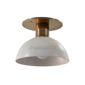 Modern 1 Small Light Flush Mount Light, Modern Brass Vanity Light Kitchen Light Fixture
