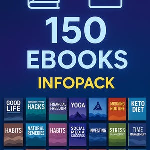 150 PLR eBooks Digital Download Self Help Business Health Finance Resell Rights