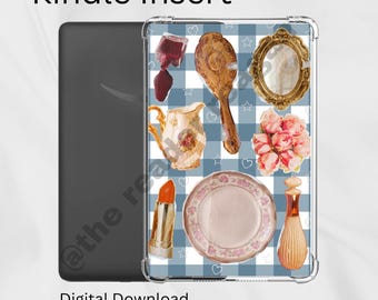 Patchwork Girlie Printable Kindle Insert