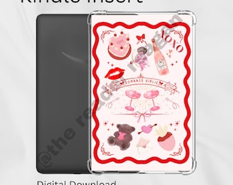 Romance Girlie Printable Kindle Insert