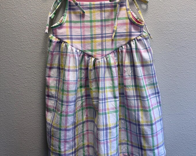 Girls Summer Dress- Handmade Cotton Dress- Toddler Sundress- Lightweight Kids Dress- Boutique Style- Sizes 4-5 Years