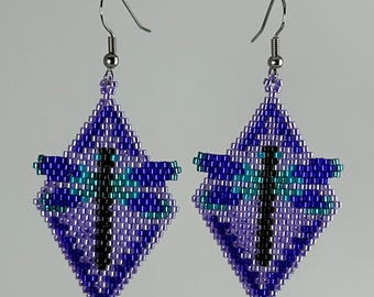 Pendientes geométricos de libélula