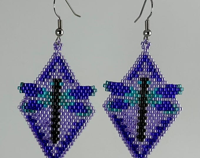 Dragonfly-Geometric Earrings