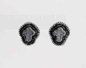 Cross Beaded Earrings