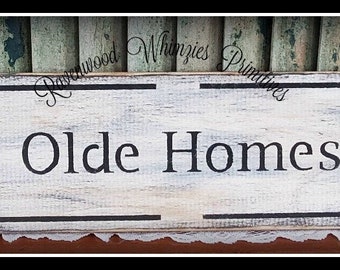 primitive sign, farmhouse sign, prim farmhouse, old homestead sign, wooden sign, handpainted sign, prim sign, farmhouse decor, prim decor