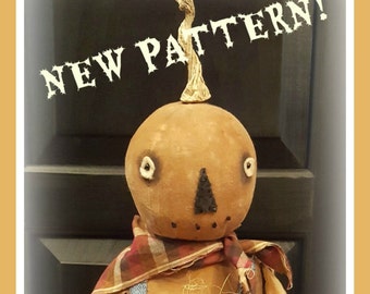 Hector - Primitive Pumpkin Man PDF PATTERN only