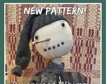 Modèle PDF primitif de bonhomme de neige en Sherwood : bonhomme de neige en mousseline et arbre