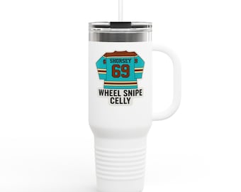 Shoresy, Wheel Snipe Celly Tumbler / Tazza da viaggio isolata da 40 once