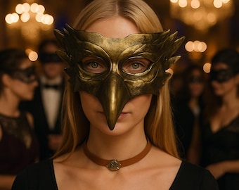 3D Eagle Beak Mask, Rubber Bird Masquerade Prop