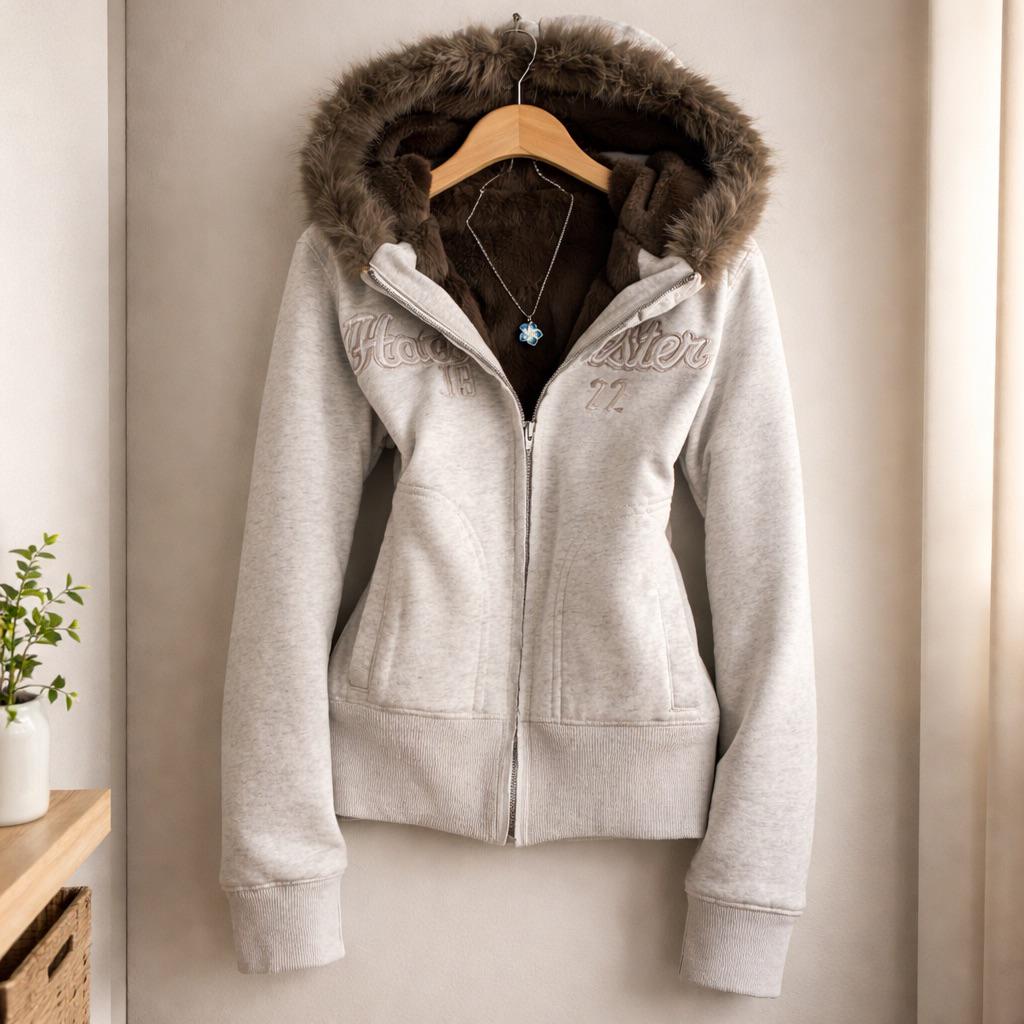 Y2k jacket with fur hoodie - Etsy 日本