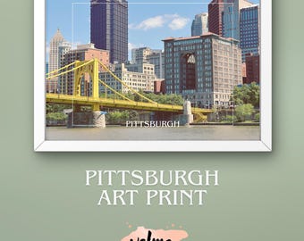 Pittsburgh Skyline Photo Print, Yinzer Art (Digital Download)