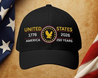 アメリカ建国250周年記念帽子、刺繍入り愛国心あふれる贈り物、USAレッドホワイトブルーキャップ