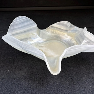 White Onyx Crystal Bowl