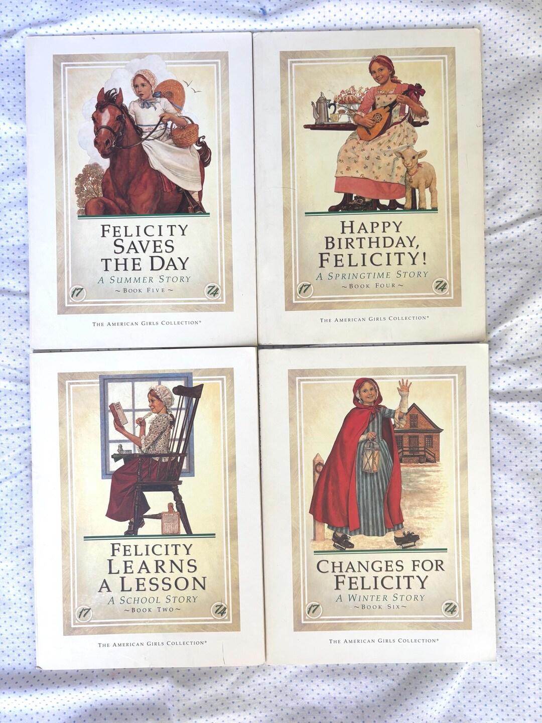 American Girl Felicity Book Lot (4) • Pleasant Company 1992 ...
