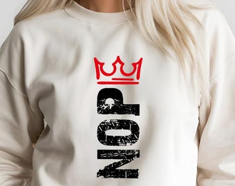 No Kings Protest Sweatshirt, Anti Monarchy Graphic Sweater, Political Activism Graphic Sweater