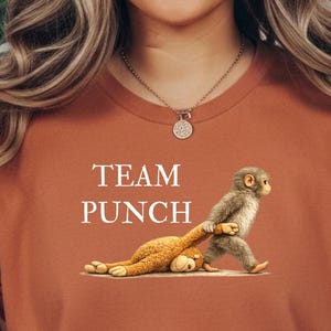 Team Punch Comfort Colors® T-Shirt, Baby Monkey Punch Shirt, I Stand With Punch, Save Punch, Protect Punch