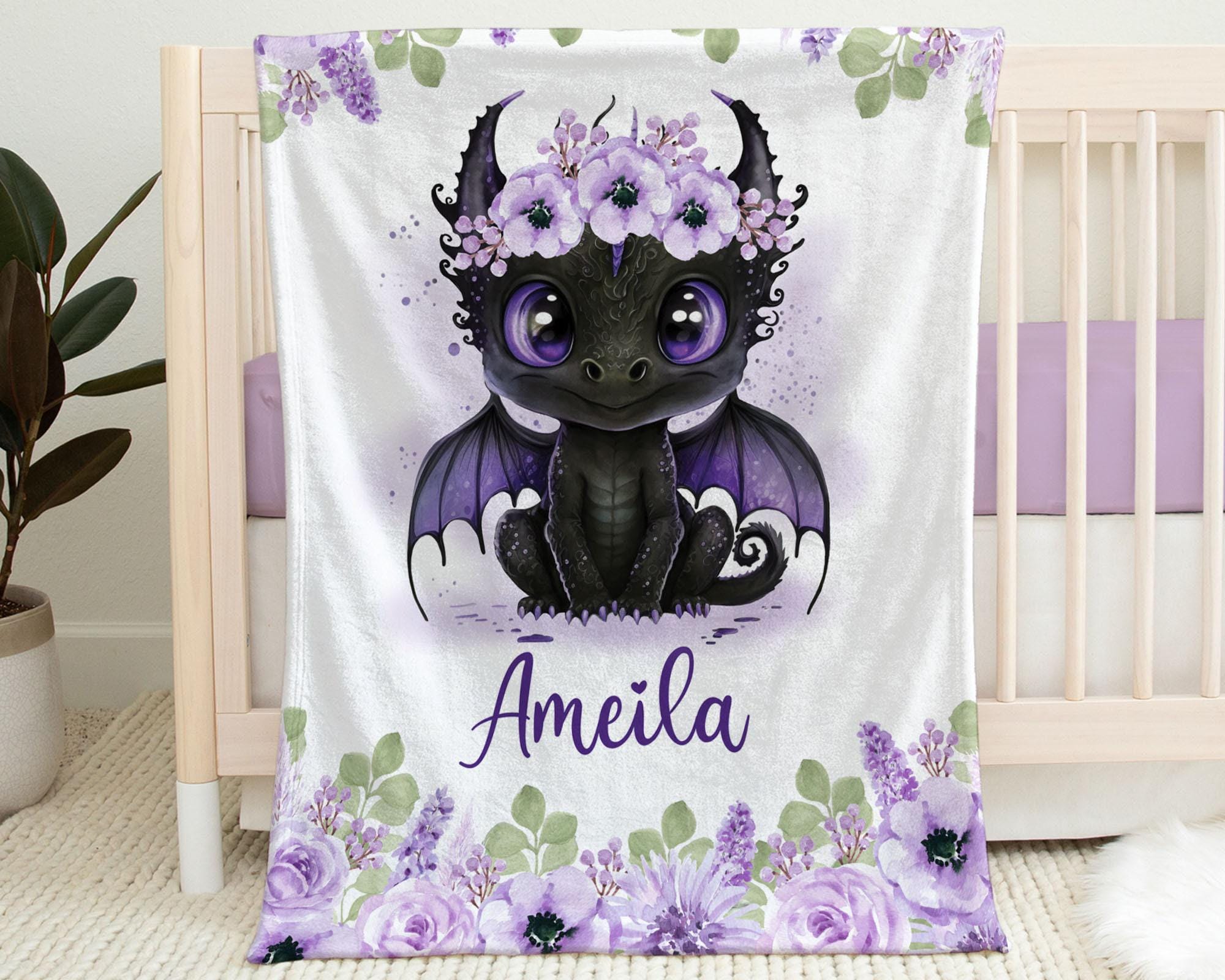 Custom Dragon Blanket, Dragon Lovers Gift,Cotton Anniversary