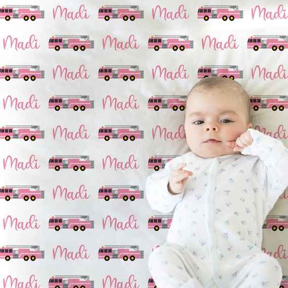 Fire truck swaddle blanket hotsell