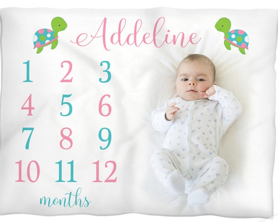 sea turtle baby blanket