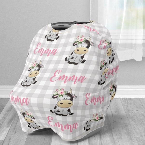 Cow Infant Car Seat Etsy