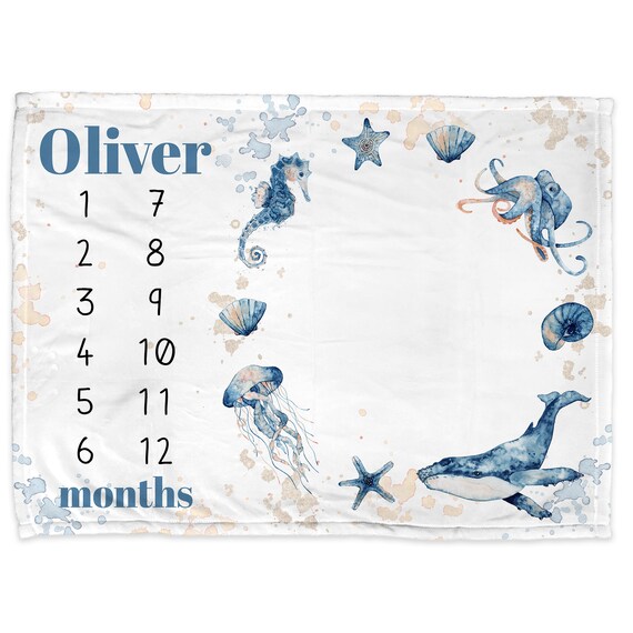 Animal milestone blanket new arrivals