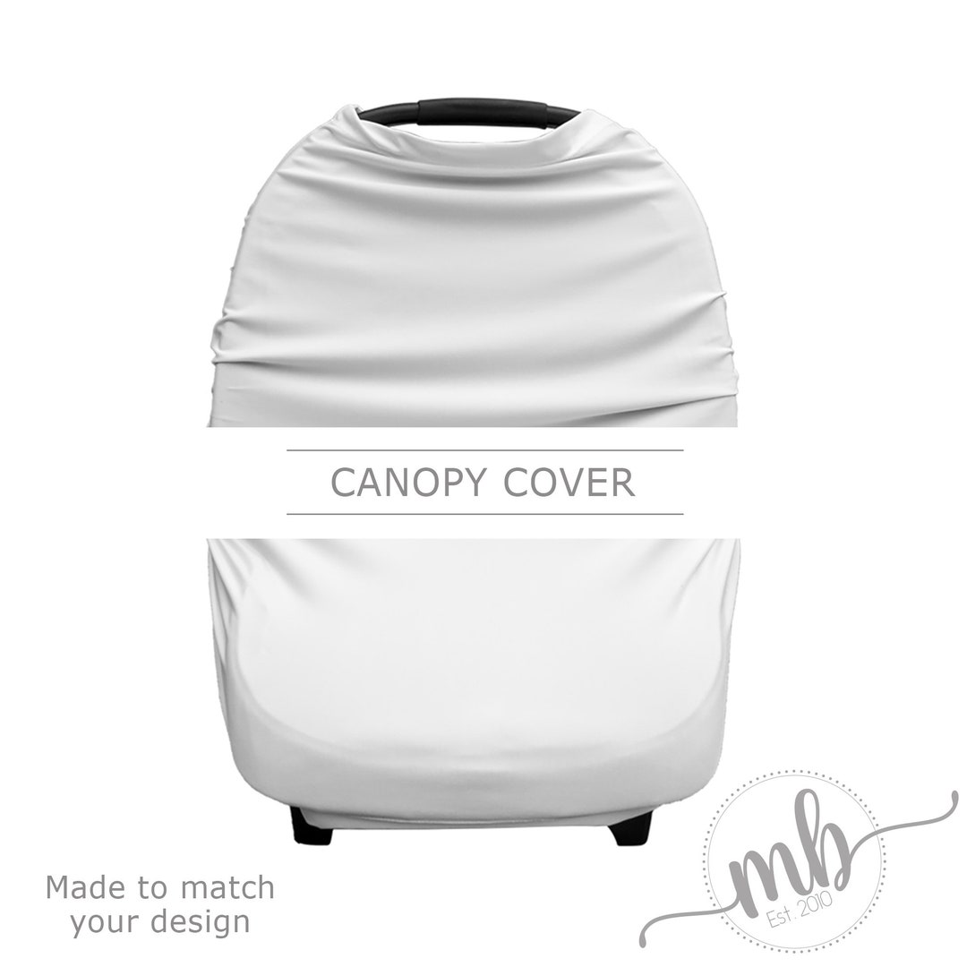Matching Personalized Baby Carseat Cover, Nursing Cover, Shopping Cart