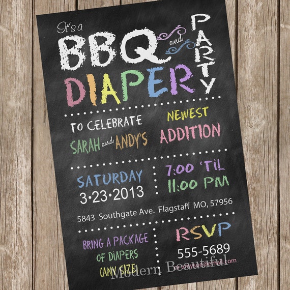 pastel bbq chalkboard baby shower invitation chalkboard pastel chalkboard baby shower invitations