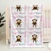 see more listings in the Girl Baby Blankets section