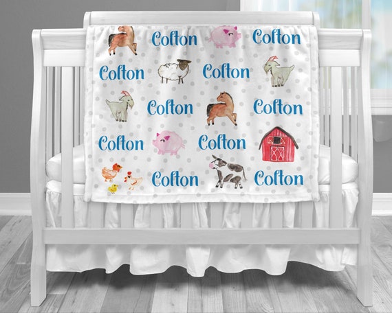 farm animal blanket