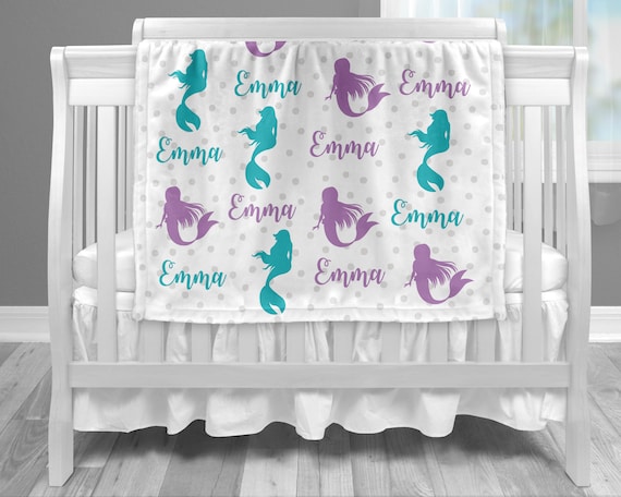 mermaid baby blanket