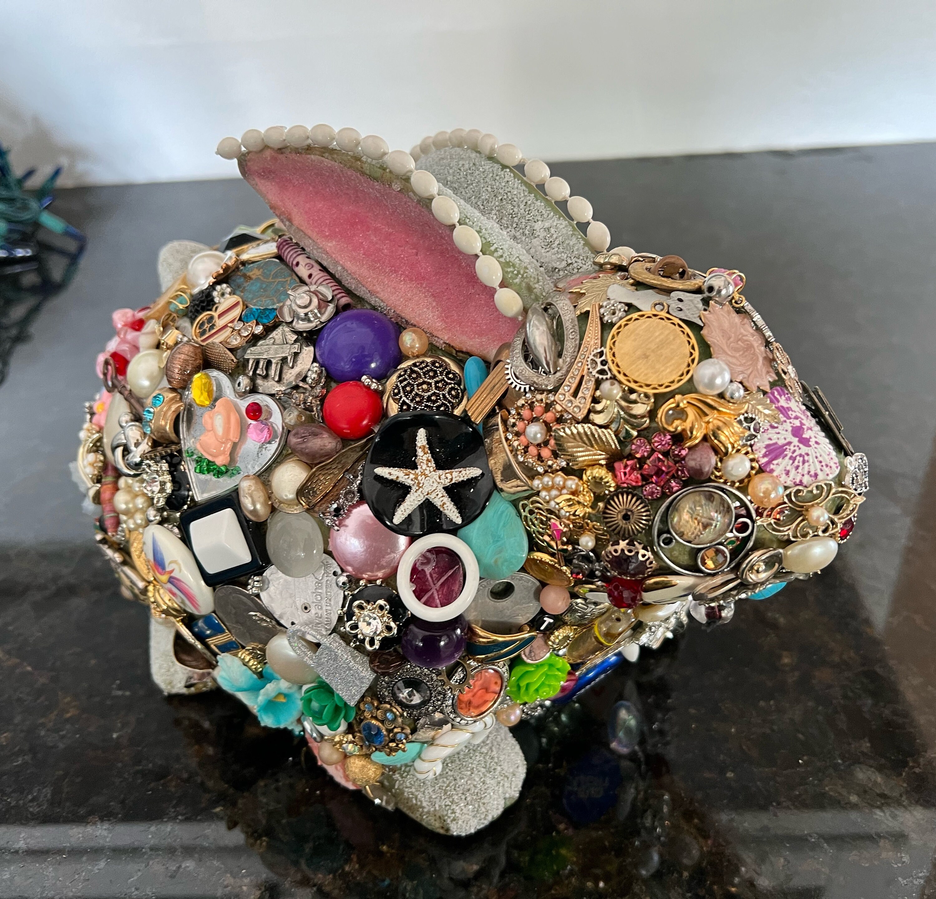 Junk Art Rabbit, Centerpiece, Sculpture, Object D’art - Etsy