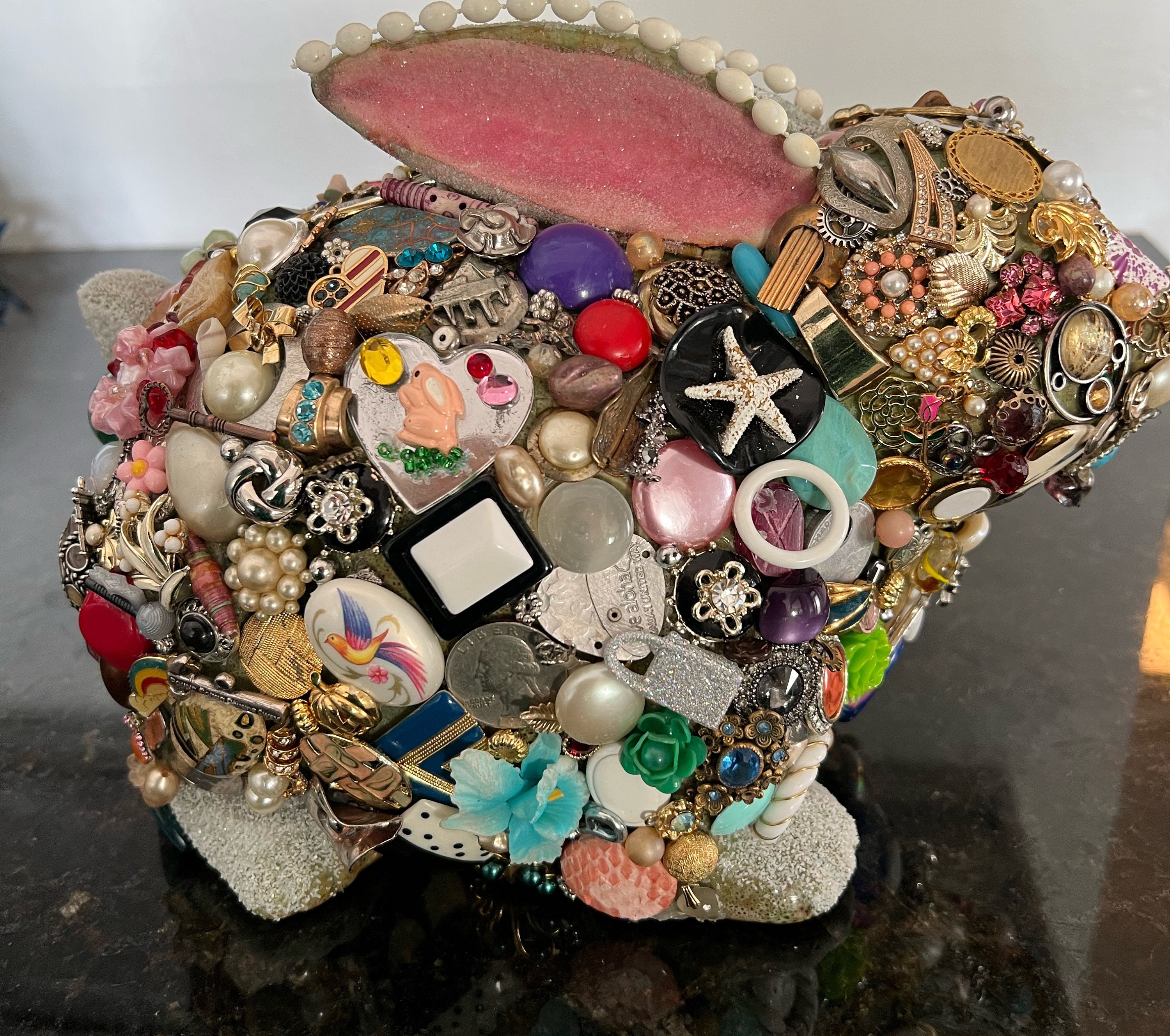 Junk Art Rabbit, Centerpiece, Sculpture, Object D’art - Etsy