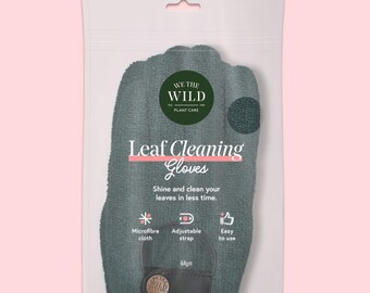 Guantes de microfibra para limpiar hojas - Verdes