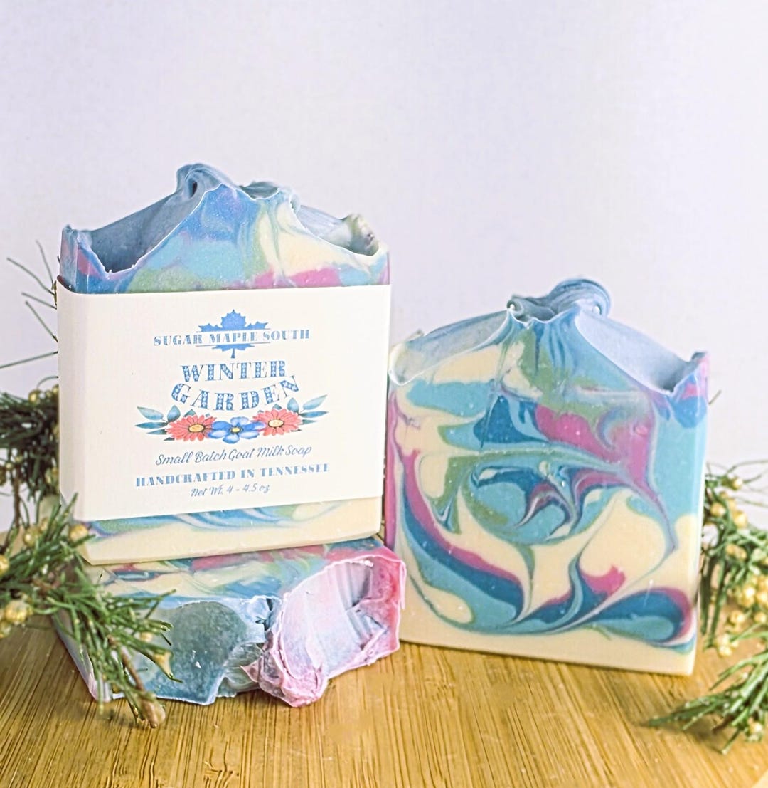 Winter/spring Soap Winter Garden Soap – Goat Milk, Lime, Fir & Eucalyptus – Winter Soap ...