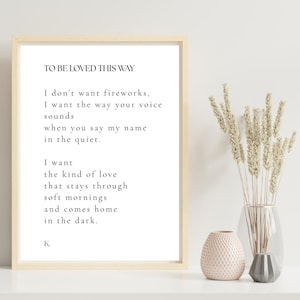 Custom Poem – Personalized Poetry Gift – Made-to-Order Digital Print for Wedding, Anniversary, Memorial, or Special Occasion
