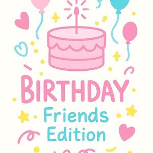 Birthday Coupon Book | Printable Birthday Gift for Friends & Family | Editable PDF Digital Download