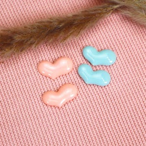Mini Resin Heart Fridge Magnet, Vintage Style Kitchen Decor, Unique Gift for Mom, Housewarming or Birthday Present