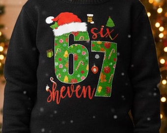 67 Christmas Jumper, Six Seven Sweatshirt