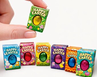 Miniature Easter Eggs, The World's Smallest Easter Egg - Easter Hunt Eggs - Funny Novelty Gift - Mini Eggs